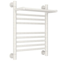 Полотенцесушитель водяной 500х400 античное белое золото Сунержа Богема с полкой+ 10-0223-5040