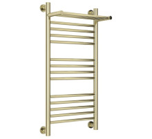 Полотенцесушитель водяной 800х400 шампань Сунержа Богема с полкой+ 020-0223-8040