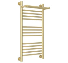 Полотенцесушитель водяной 800х400 шампань матовая Сунержа Богема с полкой+ 022-0223-8040