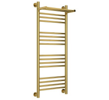 Полотенцесушитель водяной 1000х400 золотой Сунержа Богема с полкой+ 03-0223-1040