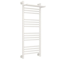 Полотенцесушитель водяной 1000х400 античное белое золото Сунержа Богема с полкой+ 10-0223-1040