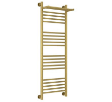 Полотенцесушитель водяной 1200х400 состаренная латунь Сунержа Богема с полкой+ 051-0223-1240