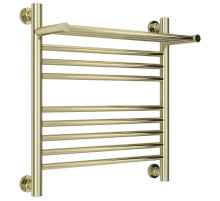 Полотенцесушитель водяной 500х500 шампань Сунержа Богема с полкой+ 020-0223-5050