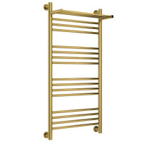 Полотенцесушитель водяной 1000х500 золотой Сунержа Богема с полкой+ 03-0223-1050