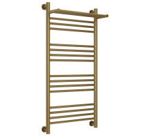 Полотенцесушитель водяной 1000х500 состаренная бронза Сунержа Богема с полкой+ 05-0223-1050