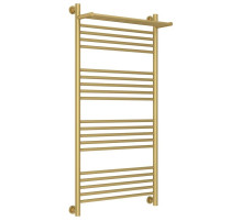 Полотенцесушитель водяной 1200х600 золотой матовый Сунержа Богема с полкой+ 032-0223-1260