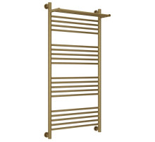 Полотенцесушитель водяной 1200х600 состаренная бронза Сунержа Богема с полкой+ 05-0223-1260