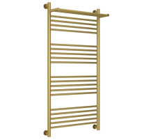 Полотенцесушитель водяной 1200х600 состаренная латунь Сунержа Богема с полкой+ 051-0223-1260