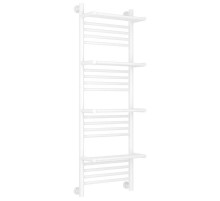 Полотенцесушитель водяной 1200х400 белый глянец Сунержа Богема с полкой+ 12-0224-1240