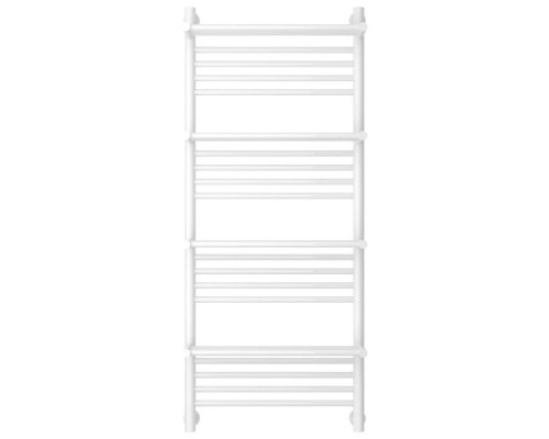 Заказать Полотенцесушитель водяной 1200х500 белый глянец Сунержа Богема с полкой+ 12-0224-1250 в магазине сантехники Santeh-Crystal.ru