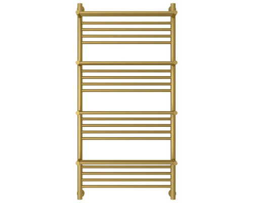 Приобрести Полотенцесушитель водяной 1200х600 золотой матовый Сунержа Богема с полкой+ 032-0224-1260 в магазине сантехники Santeh-Crystal.ru