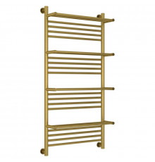 Полотенцесушитель водяной 1200х600 состаренная латунь Сунержа Богема с полкой+ 051-0224-1260