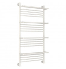 Полотенцесушитель водяной 1200х600 античное белое золото Сунержа Богема с полкой+ 10-0224-1260