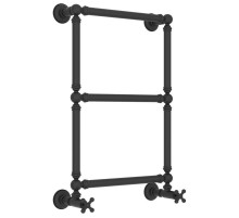 Полотенцесушитель водяной 660х400 темный титан муар Сунержа Ренессанс 1304 15-0280-6640