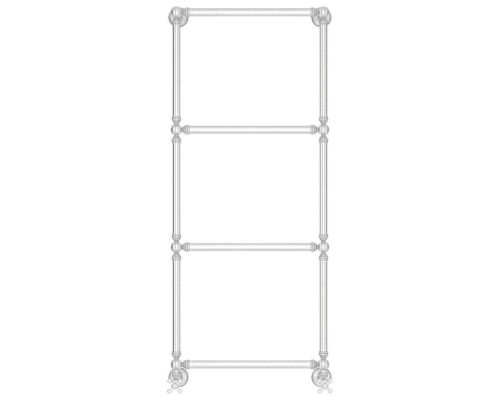 Купить Полотенцесушитель водяной 1260х500 сатин Сунержа Ренессанс 1304 071-0280-1250 в магазине сантехники Santeh-Crystal.ru