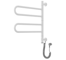 Полотенцесушитель электрический 567x535 белый глянец МЭМ Сунержа Парео 4.0-2С 12-0823-0567