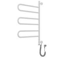 Полотенцесушитель электрический 773x535 белый матовый МЭМ Сунержа Парео 4.0-3С 30-0823-0773