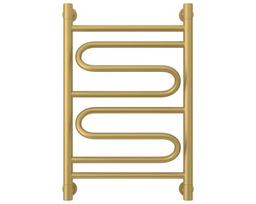 Приобрести Полотенцесушитель водяной 600х400 золотой матовый Сунержа Элегия+ 032-0205-6040 в магазине сантехники Santeh-Crystal.ru