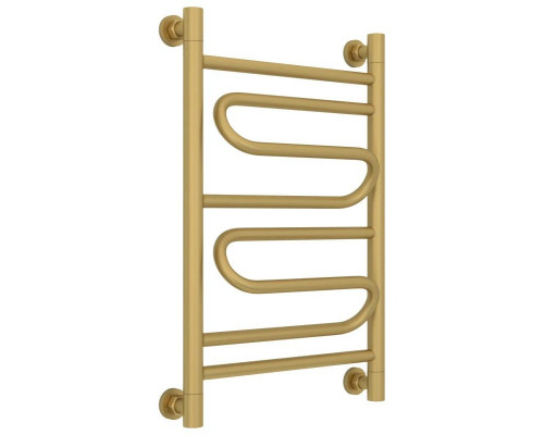 Приобрести Полотенцесушитель водяной 600х400 золотой матовый Сунержа Элегия+ 032-0205-6040 в магазине сантехники Santeh-Crystal.ru