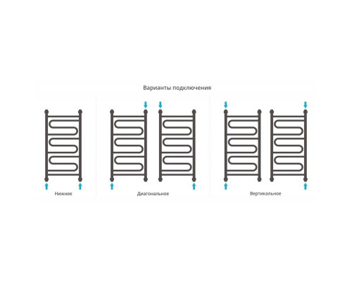Купить Полотенцесушитель водяной 800х400 шампань матовая Сунержа Элегия+ 022-0205-8040 в магазине сантехники Santeh-Crystal.ru