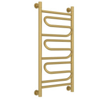 Полотенцесушитель водяной 800х400 золотой матовый Сунержа Элегия+ 032-0205-8040