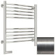Купить Полотенцесушитель электрический 600х500 сатин МЭМ левый Сунержа Флюид 2.0 071-5220-6050 в магазине сантехники Santeh-Crystal.ru