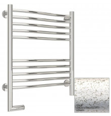 Полотенцесушитель электрический 600х500 античное белое золото МЭМ левый Сунержа Флюид 2.0 10-5220-6050