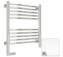 Полотенцесушитель электрический 600х500 белый глянец МЭМ левый Сунержа Флюид 2.0 12-5220-6050