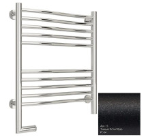 Полотенцесушитель электрический 600х500 темный титан муар МЭМ левый Сунержа Флюид 2.0 15-5220-6050