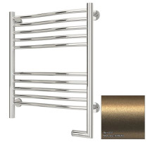 Полотенцесушитель электрический 600х500 золотой матовый МЭМ правый Сунержа Флюид 2.0 032-5221-6050