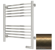 Полотенцесушитель электрический 600х500 состаренная бронза МЭМ правый Сунержа Флюид 2.0 05-5221-6050