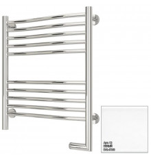 Полотенцесушитель электрический 600х500 белый глянец МЭМ правый Сунержа Флюид 2.0 12-5221-6050