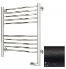 Полотенцесушитель электрический 600х500 темный титан муар  МЭМ правый Сунержа Флюид 2.0 15-5221-6050