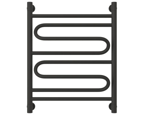Купить Полотенцесушитель водяной 600х500 темный титан муар Сунержа Элегия+ 15-0205-6050 в магазине сантехники Santeh-Crystal.ru