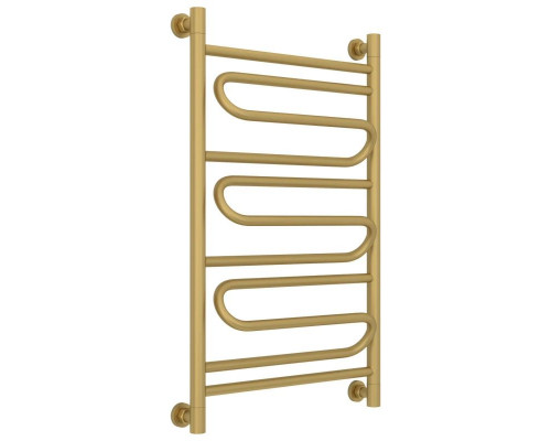 Купить Полотенцесушитель водяной 800х500 золотой матовый Сунержа Элегия+ 032-0205-8050 в магазине сантехники Santeh-Crystal.ru