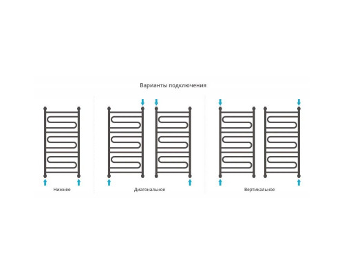 Заказать Полотенцесушитель водяной 1000х500 шампань матовая Сунержа Элегия+ 022-0205-1050 в магазине сантехники Santeh-Crystal.ru
