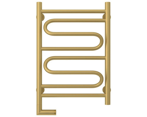 Купить Полотенцесушитель электрический 600х400 золотой матовый МЭМ левый Сунержа Элегия 2.0 032-5218-6040 в магазине сантехники Santeh-Crystal.ru