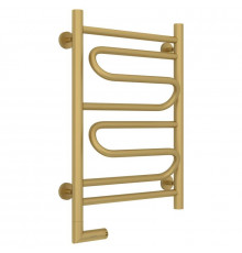 Полотенцесушитель электрический 600х400 золотой матовый МЭМ левый Сунержа Элегия 2.0 032-5218-6040