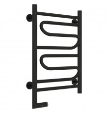 Полотенцесушитель электрический 600х400 черный матовый МЭМ левый Сунержа Элегия 2.0 31-5218-6040