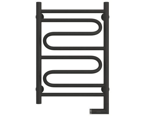 Купить Полотенцесушитель электрический 600х400 темный титан муар МЭМ правый Сунержа Элегия 2.0 15-5219-6040 в магазине сантехники Santeh-Crystal.ru