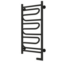 Полотенцесушитель электрический 800х400 черный матовый МЭМ правый Сунержа Элегия 2.0 31-5219-8040