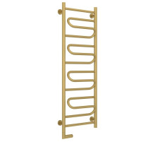 Полотенцесушитель электрический 1200х400 золотой матовый МЭМ левый Сунержа Элегия 2.0 032-5218-1240