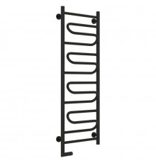 Полотенцесушитель электрический 1200х400 черный матовый МЭМ левый Сунержа Элегия 2.0 31-5218-1240