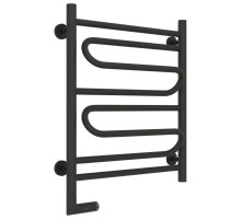 Полотенцесушитель электрический 600х500 темный титан муар МЭМ левый Сунержа Элегия 2.0 15-5218-6050