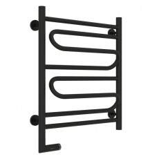 Полотенцесушитель электрический 600х500 черный матовый МЭМ левый Сунержа Элегия 2.0 31-5218-6050