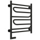 Купить Полотенцесушитель электрический 600х500 черный матовый МЭМ левый Сунержа Элегия 2.0 31-5218-6050 в магазине сантехники Santeh-Crystal.ru