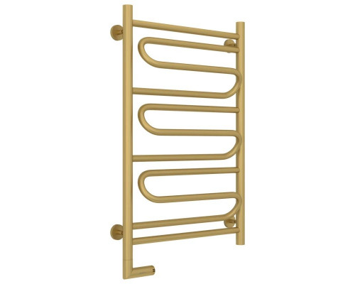 Купить Полотенцесушитель электрический 800х500 золотой матовый МЭМ левый Сунержа Элегия 2.0 032-5218-8050 в магазине сантехники Santeh-Crystal.ru