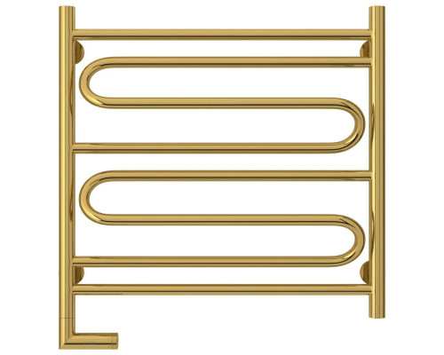 Заказать Полотенцесушитель электрический 600х600 золотой МЭМ левый Сунержа Элегия 2.0 03-5218-6060 в магазине сантехники Santeh-Crystal.ru