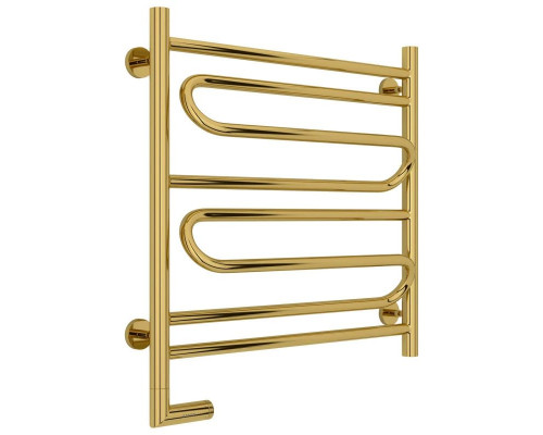 Заказать Полотенцесушитель электрический 600х600 золотой МЭМ левый Сунержа Элегия 2.0 03-5218-6060 в магазине сантехники Santeh-Crystal.ru