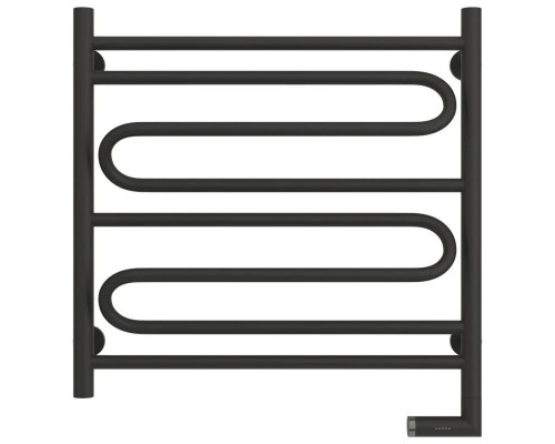 Купить Полотенцесушитель электрический 600х600 темный титан муар МЭМ правый Сунержа Элегия 2.0 15-5219-6060 в магазине сантехники Santeh-Crystal.ru